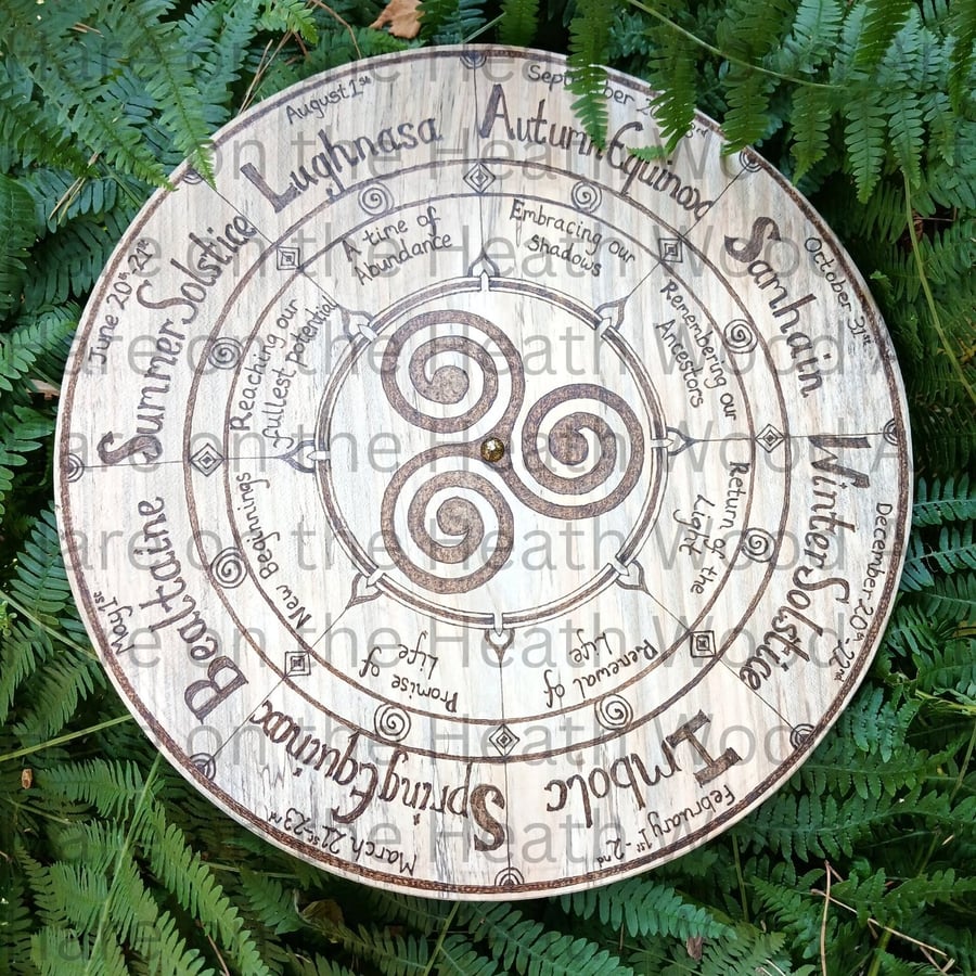 Triskele Celtic Wheel of the Year Calendar