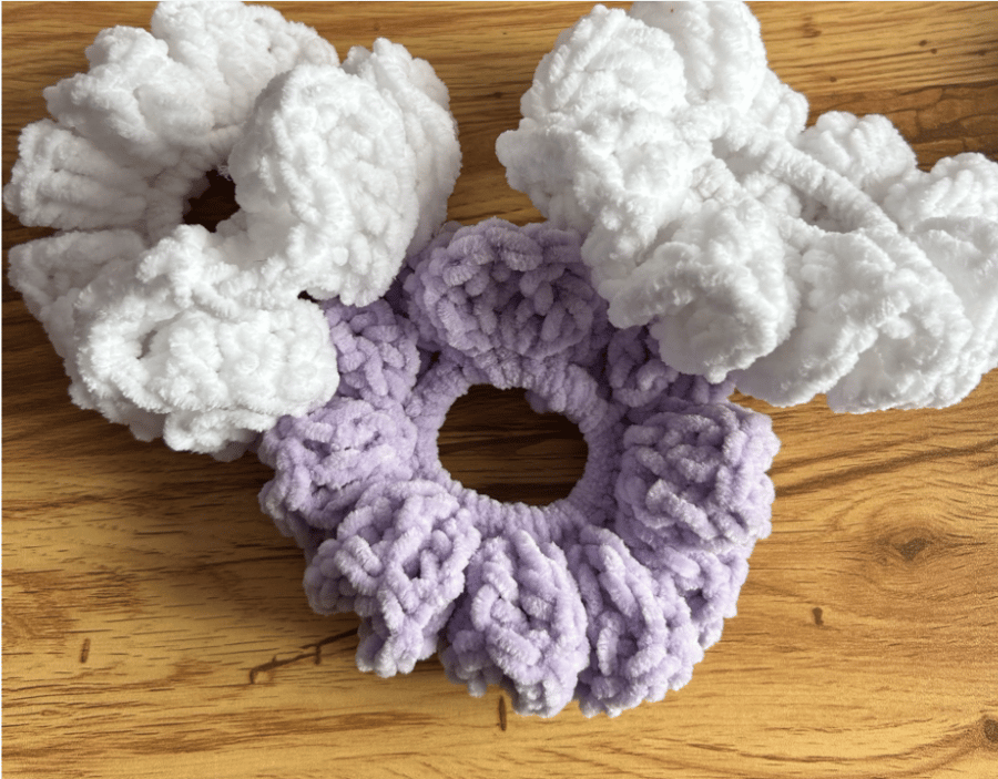 Flutterby Scrunchies in Violet