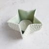 Celadon star tealight holder