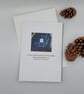 Poinsettia blank christmas card - Image 3