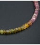 Tourmaline and Karen Hill tribe silver bracelet, Leo gift - Image 2