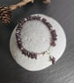 Garnet chip and Sterling Silver Bracelet - Image 4