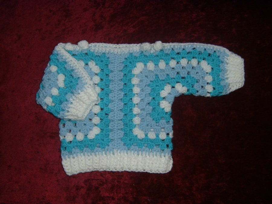 SALE ITEM baby's crocheted jumper ref 59801