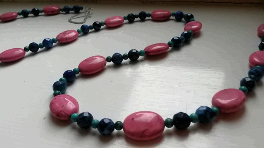 Long beaded necklace
