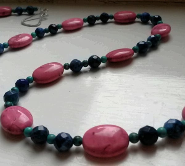 Long beaded necklace