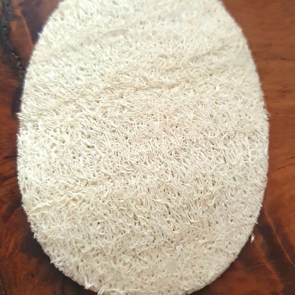 Soap Saver natural loofah soap mat
