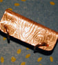 Large Copper Pendant Bail - double ring - Image 1