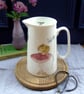 Mouse on Toadstool bone china Jug - Image 2