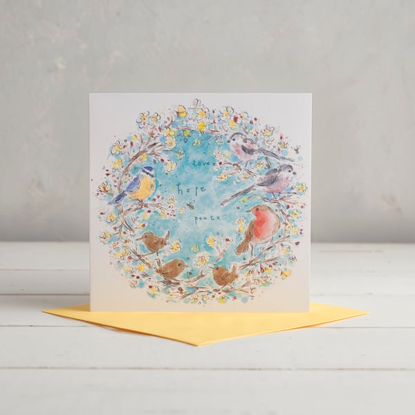 Love Hope Peace Greeting Card