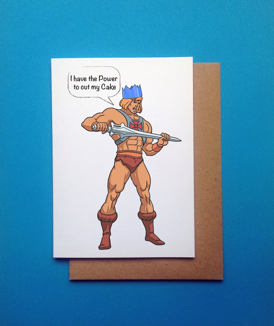 He-Man Masters of the Universe Birthday Greetings Card