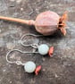 Poppy Seedhead Bead Earrings - Image 9