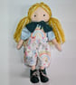 Beautiful handmade decorative doll, rag doll, cloth doll, keepsake