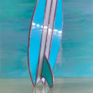 Surfboard - on fin stand