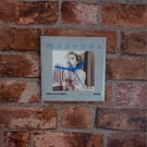 Upcycled record sleeve clock, 80s retro vinyl wall art, Madonna Like a Virgin