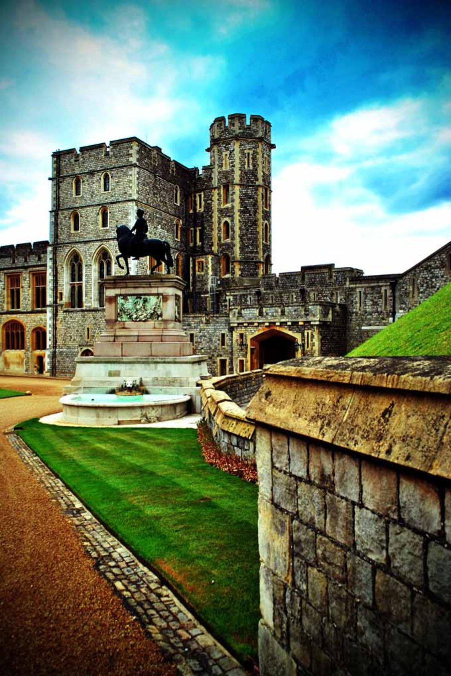 Windsor Castle Gardens Berkshire England Photograph Print