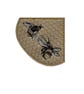 Embroidered Bee Corner Bookmark: Vinyl & Wool Felt - Image 7