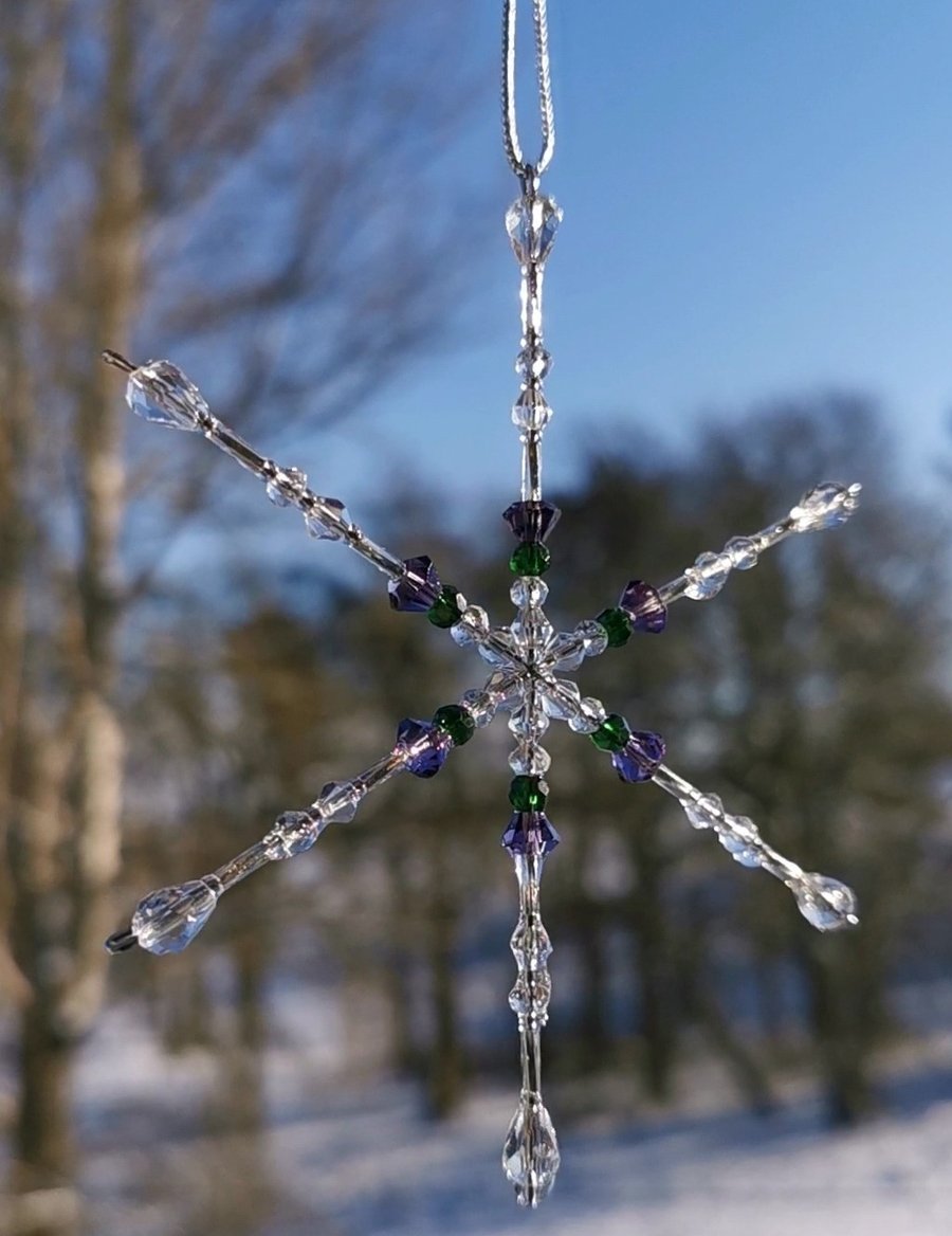 Thistle Snowflake Decoration