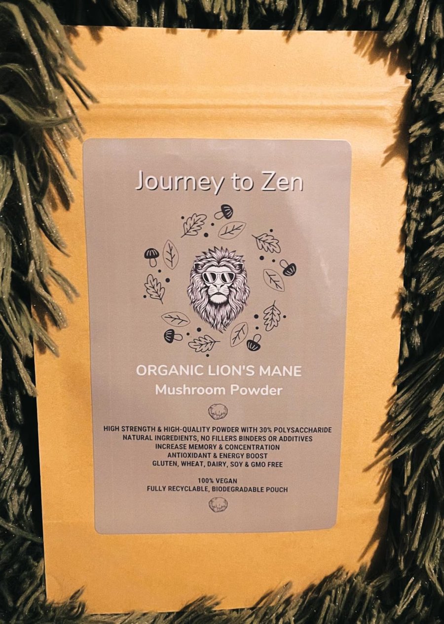 500g Organic Lion’s Mane Mushroom Powder – 100% Fruiting Body For Memory, Focus 
