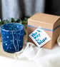 Spring Hedgerow Blue Cyanotype tea light holder, gift for Mum  - Image 7