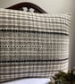William cushion - Grey & Ecru. Handwoven in Wales - Image 5