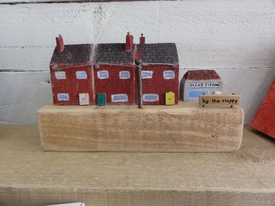 Little wooden terrace houses - Original handcrafted from reclaimed materials