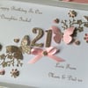 Personalised Handmade Birthday Card Daughter Mum Wife 18 21 30 40 50 60 Any Age 