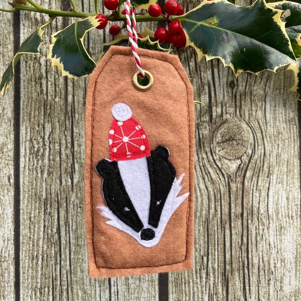 Christmas decoration - Badger