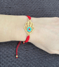 Gold-Plated Hamsa (Hand of Protection) Bracelet
