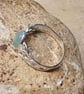 Green Aventurine Celtic Knot Ring. Size N sterling silver rings for women - Image 3