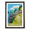 Walton On Thames travel poster print by Susie West