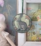 Spring Hare Wooden Hanging Decoration