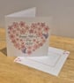 Flower Heart Happy Mother's Day Card