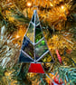 Stained glass Christmas tree - medium multi panel - Image 3