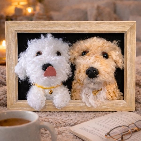 Double 3D pet portraits 