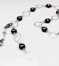 Row Counter Chain Amethyst Crystal Silver Pear Numbered 99 Row Chain Counter - Image 7