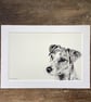Jack Russell Terrier Dog Print - JRT owner gift, art print