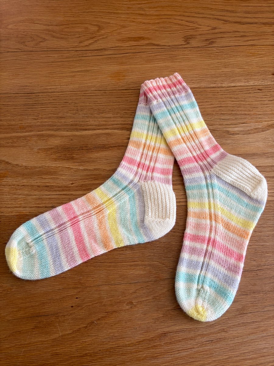 Sweet Shop. Hand knitted socks 3-6Uk