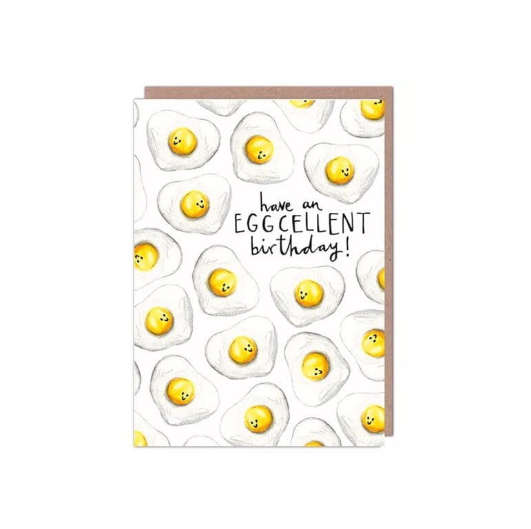Fried Egg Birthday Card
