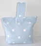 Door Stop Blue Polka Dot Dots Doorstop Filled - Image 1