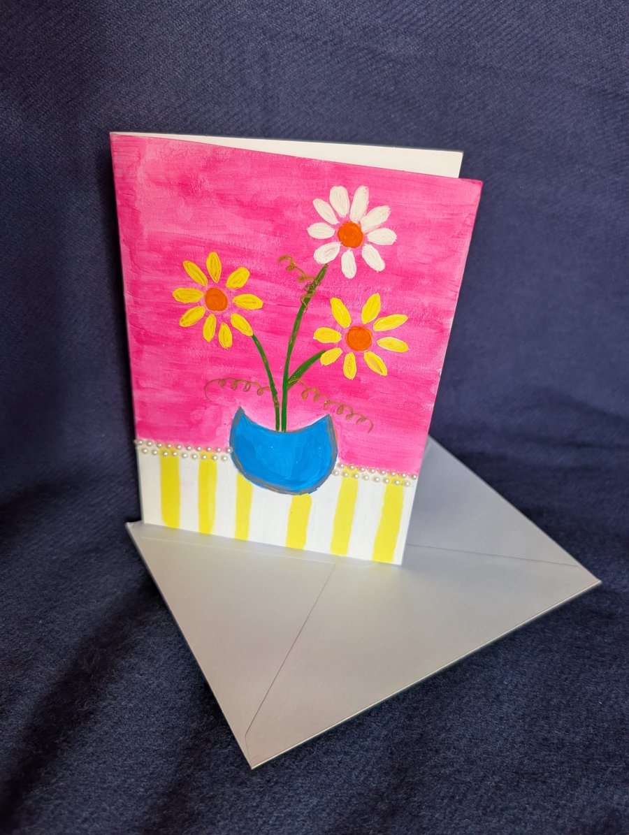 Hand Painted Greeting Card – 5x7 – Blank Inside