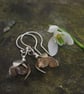 Silver Snowdrop Dangle Earrings  - Image 6