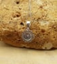 Tiny Opal flower pendant. 14th anniversary. October birthstone. - Image 3