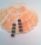Faceted Ruby in Zoisite Bar on 925 Silver Chain & Earrings, Gift for Her - Image 3