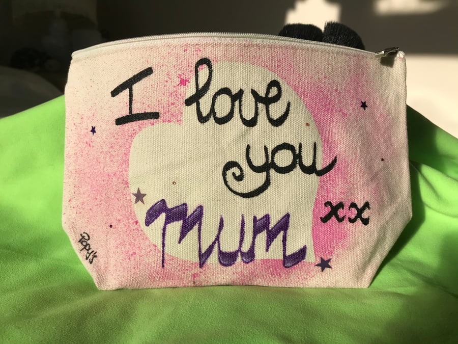 I LOVE YOU MUM MAKEUP BAG - GIFT FOR MUM - MOTHER’S DAY
