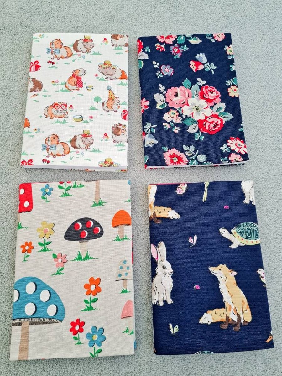Cath Kidston fabric covered A5 notebooks