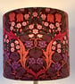 Raspberry Pink Blackthorn Sanderson Cottage Core Vintage Fabric Lampshade  - Image 2