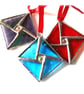 Stained Glass Tree Decoration 5cm Square Christmas Dichroic - Image 3