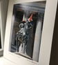 Duke, Horse, Cones, Glasgow mounted print FREE DELIVERY - Image 3