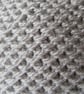 Tea cosie tea cosy - silver grey with bobble flowers - Image 3