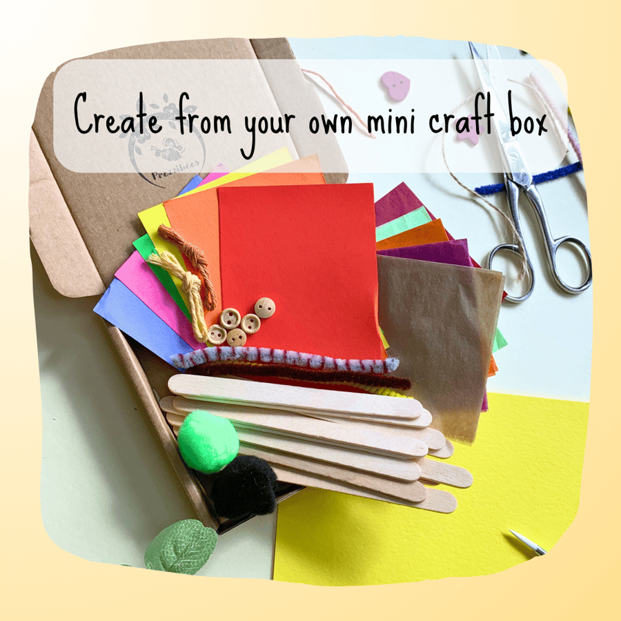 Mini Craft Box, DIY Make Your Own Lollystick Cr... - Folksy